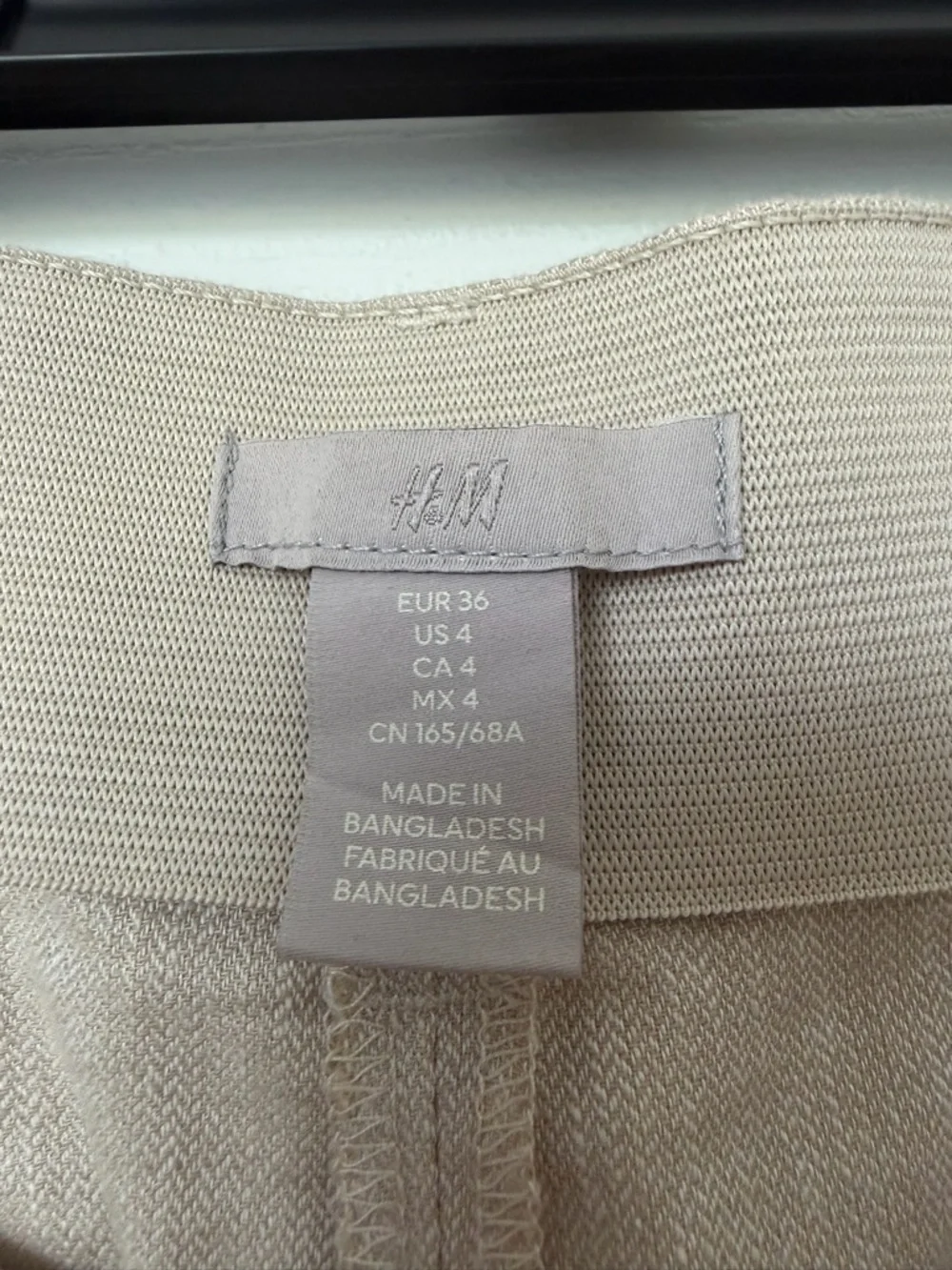 H&M Women’s Linen Tailored Pants in Beige